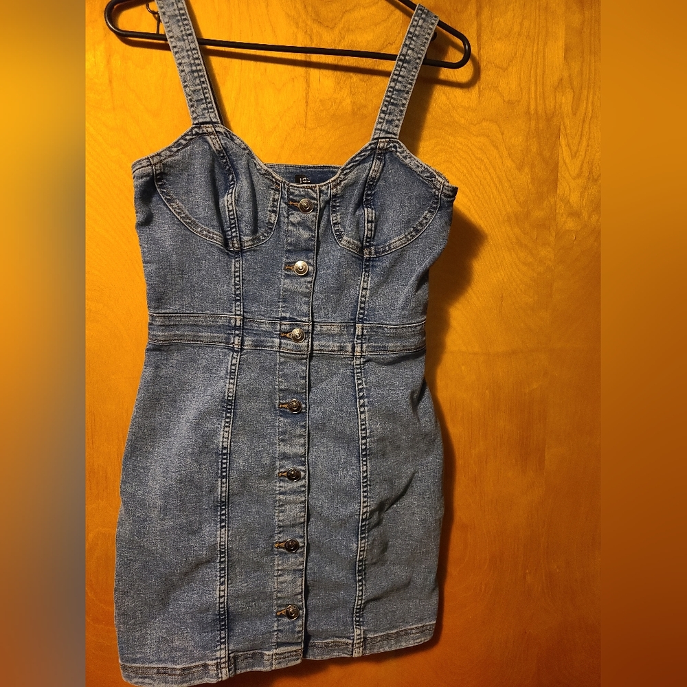 Divided jean dress
